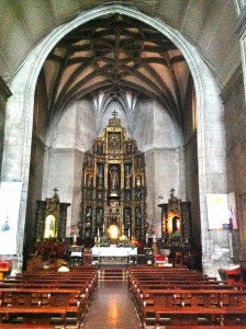 Conjunto de la capilla mayor o vista interior del ábside. FOTO: J. M. G.