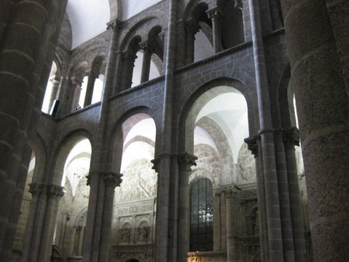 Triforio de la catedral de Santiago. FOTO: J.M.G.